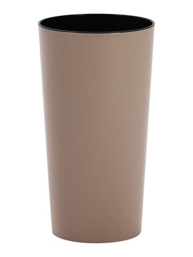 Кашпо для цветов «Камелия», вставка 9 л, 26×26×46 см, пластиковое, цвет капучино  (артикул 10999713)  большой выбор товаров оптом и в розницу по низким ценам с доставкой