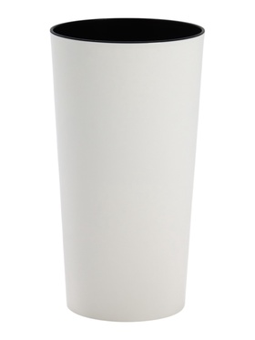 Кашпо для цветов «Камелия», вставка 4 л, 19×19×36 см, пластиковое, белое  (артикул 10999714)  большой выбор товаров оптом и в розницу по низким ценам с доставкой