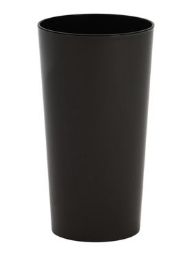 Кашпо для цветов «Камелия», вставка 4 л, 19×19×36 см, пластиковое, цвет графит  (артикул 10999715)  большой выбор товаров оптом и в розницу по низким ценам с доставкой