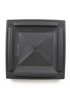 Кашпо для цветов «Жасмин», вставка 11 л, 25×25×46 см, пластиковое, цвет графит - Фото 9