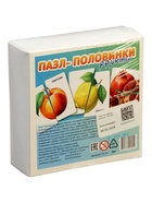 Пазл деревянный YOSHATOYS «Половинки - фрукты» - Фото 2