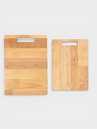 Набор разделочных досок, 2 шт., 24×17 см, 20.5×14.5 см, дерево берёза, пропитаны минеральным маслом  (артикул 11001267)  большой выбор товаров оптом и в розницу по низким ценам с доставкой