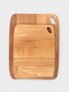 Набор разделочных досок, 2 шт., 27.5×21 см, 22.2×17 см, дерево берёза, пропитаны минеральным маслом  (артикул 11001271)  большой выбор товаров оптом и в розницу по низким ценам с доставкой