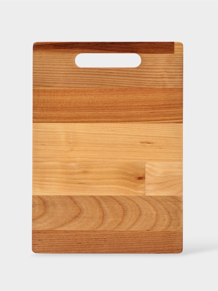 Доска разделочная, 25×18×1.8/1.6 см, дерево берёза, пропитана маслом, бежевая - Фото 1