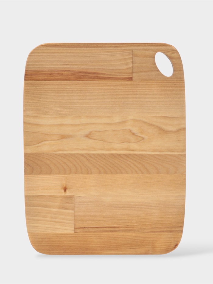 Доска разделочная, 27.5×21×1.8/1.6 см, дерево берёза, пропитана маслом, бежевая - Фото 1