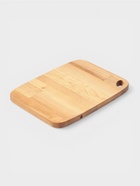 Доска разделочная, 27.5×21×1.8/1.6 см, дерево берёза, пропитана маслом, бежевая  (артикул 11001277)  большой выбор товаров оптом и в розницу по низким ценам с доставкой