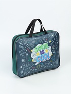 Папка для труда, А4, текстильная, 35×27×7 см «Школа» - Фото 3