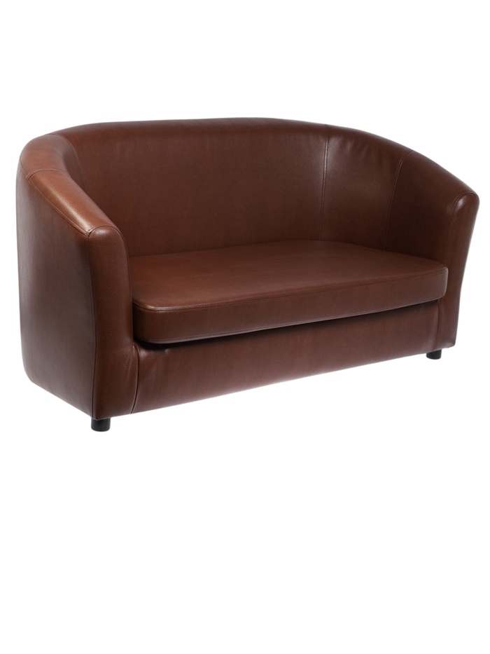 УЦЕНКА Диван «Bо» 2Д экокожа TEOS BROWN - Фото 1