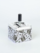 УЦЕНКА Пепельница для дома бездымная «Доллар», для сигарет и стиков, 8.5×12 см - Фото 1