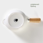 УЦЕНКА Супница BellaTenero, 400 мл, 20.5×11.5×6.5 см, с ручкой, на бамбуковой подставке, фарфор, белая - Фото 7