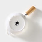 УЦЕНКА Супница BellaTenero, 400 мл, 20.5×11.5×6.5 см, с ручкой, на бамбуковой подставке, фарфор, белая - Фото 8