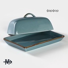 УЦЕНКА Масленка Magistro «Церера» 18×12 см, цвет голубой - Фото 2