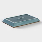 УЦЕНКА Масленка Magistro «Церера» 18×12 см, цвет голубой - Фото 12