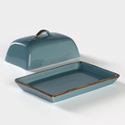 УЦЕНКА Масленка Magistro «Церера» 18×12 см, цвет голубой - Фото 3