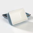 УЦЕНКА Масленка Magistro «Церера» 18×12 см, цвет голубой - Фото 4