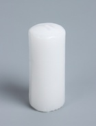 УЦЕНКА Свеча - цилиндр, 5×11.5 см, 25 ч, 175 г, белая - Фото 2