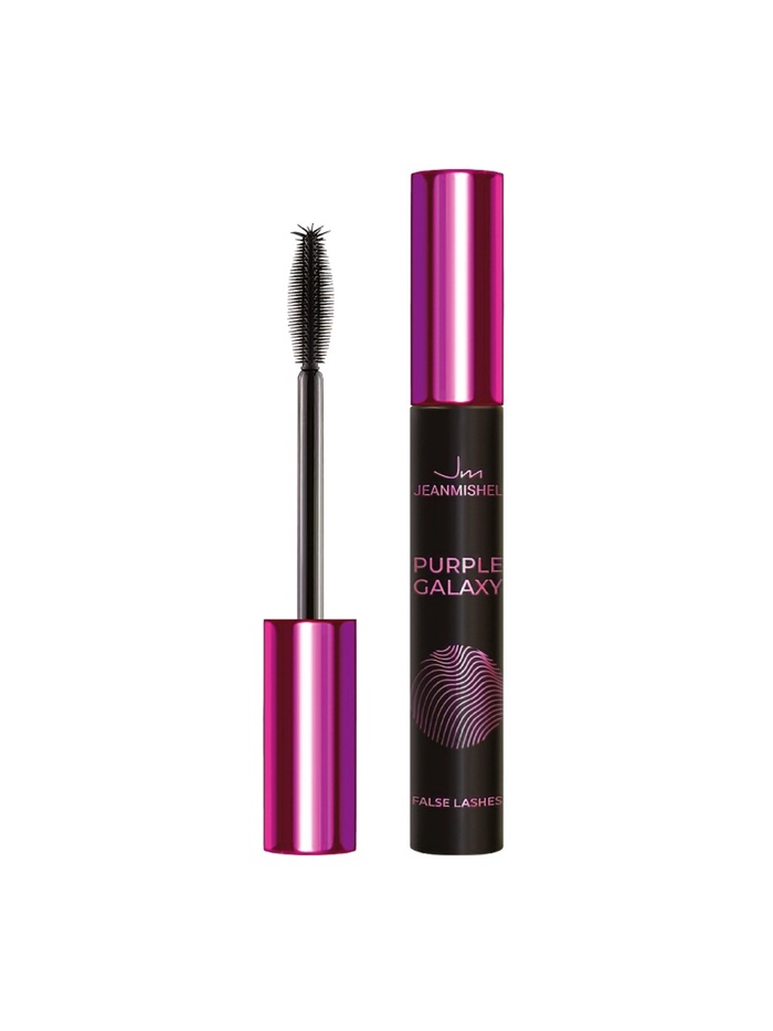 Тушь для ресниц PURPLE GALAXY силиконовая кисть с усиками, удлинение и разделение ресниц, 10 мл - Фото 1