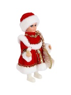 УЦЕНКА Снегурочка «В пышной шубке» 14×30 см, красный - Фото 2