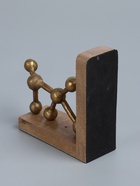 УЦЕНКА Держатель для книг «Молекулы», 40×8×20 см, никелевое и латунное покрытие, 2 шт. - Фото 5