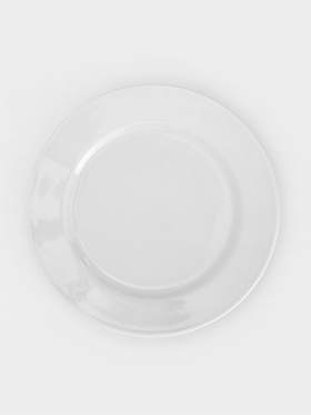 Тарелка Добрушский завод «Тренд», 22.5 см, фарфор, белая  (артикул 10990131)  большой выбор товаров оптом и в розницу по низким ценам с доставкой