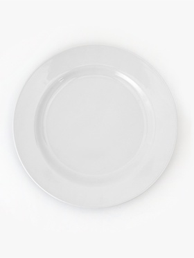 Тарелка Добрушский завод «Тренд», 30.5 см, фарфор, белая