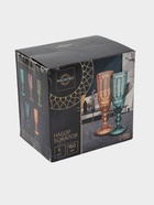 УЦЕНКА Набор бокалов для шампанского 6 шт. «Ла-Манш» 160 мл, 7×20 см, цвет розовый - Фото 2