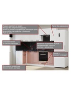 Кухонный гарнитур угловой «Аликанте 3», 1000×2450 мм, цвет шарли розовый/шарли белый - Фото 4