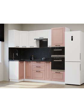 Шарли розовый/шарли белый