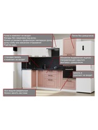 Кухонный гарнитур угловой «Аликанте 5», 1000×2500 мм, цвет шарли розовый/шарли белый - Фото 4