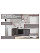 Кухонный гарнитур угловой «Аликанте 10», 1200×2400 мм, цвет чесура тёмная/чесура светлая - Фото 4