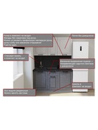 Кухонный гарнитур прямой «Аликанте 14», 1600 мм, цвет чесура светлая/чесура тёмная  (артикул 11010345)  большой выбор товаров оптом и в розницу по низким ценам с доставкой