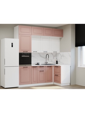 Шарли розовый/шарли белый