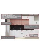 Кухонный гарнитур прямой «Аликанте 27», 3000 мм, цвет шарли белый/шарли белый  (артикул 11010359)  большой выбор товаров оптом и в розницу по низким ценам с доставкой