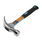 Молоток-гвоздодер ТУНДРА, фиберглассовая 2К рукоятка, 750 г - Фото 3