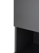 Шкаф – пенал для ванной комнаты «Пронто», с нишей, 500×300×1850 мм, цвет графит 10976714