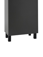 Шкаф – пенал для ванной комнаты «Пронто», с нишей, 500×300×1850 мм, цвет графит 10976714