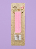 УЦЕНКА Свечи для торта «Розовая вечеринка», 6 шт., блестящие розовые - Фото 5