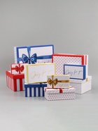 Набор подарочных коробок 10 в 1 «Поздравляю», 12×7×4 - 32.5×20×12.5 см  (артикул 10960365)  большой выбор товаров оптом и в розницу по низким ценам с доставкой