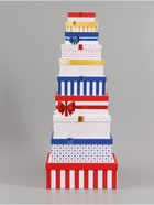 Набор подарочных коробок 10 в 1 «Поздравляю», 12×7×4 - 32.5×20×12.5 см  (артикул 10960365)  большой выбор товаров оптом и в розницу по низким ценам с доставкой