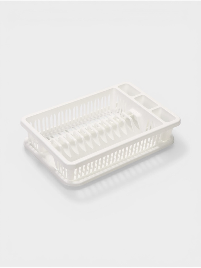 УЦЕНКА Сушилка для посуды 42×29×8 см, цвет белый - Фото 1