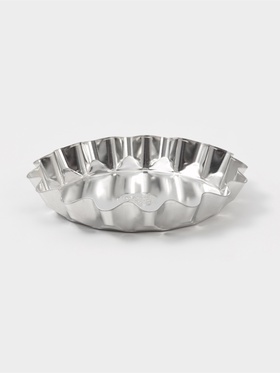 Форма для выпечки универсальная, d=14.4 см, h=2.6 см, жесть, серебристая  (артикул 11000212)  большой выбор товаров оптом и в розницу по низким ценам с доставкой