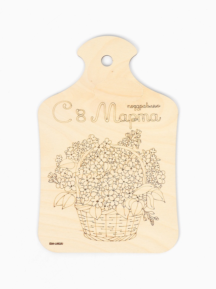 Доска для выжигания «Сирень» - Фото 1