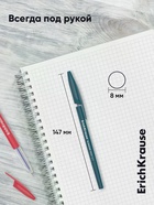 Набор ручек шариковых ErichKrause Sleder Stick Reef, 4 штуки, узел 0.7 мм, чернила синие - Фото 8