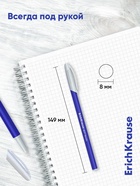 Набор ручек шариковых ErichKrause U-109 Stick Original, 8 штук, узел 1.0 мм, чернила синие - Фото 8