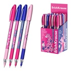 Ручка шариковая ErichKrause U-109 Stick&Grip 1.0, Ultra Glide, синяя, МИКС - Фото 1