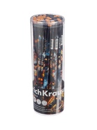 Карандаш чернографитный ErichKrause Mine Block трехгранный, с ластиком HB, в тубусе, МИКС - Фото 7