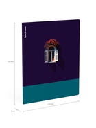 Тетрадь 48 листов в клетку ErichKrause CoverPrо fizzy, Floral Window, с пластиковой обложкой, на скобе  (артикул 10998595)  большой выбор товаров оптом и в розницу по низким ценам с доставкой