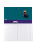 Тетрадь 48 листов в клетку ErichKrause CoverPrо fizzy, Emeeald Frame, с пластиковой обложкой, на скобе  (артикул 10998596)  большой выбор товаров оптом и в розницу по низким ценам с доставкой