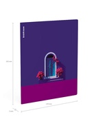 Тетрадь 48 листов в клетку ErichKrause CoverPrо fizzy, Serenada, с пластиковой обложкой, на скобе  (артикул 10998597)  большой выбор товаров оптом и в розницу по низким ценам с доставкой