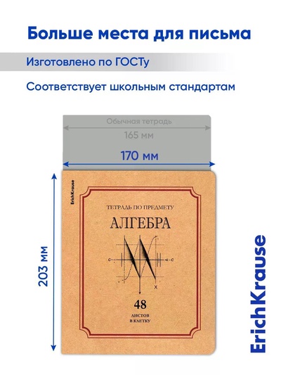 Набор предметных тетрадей ErichKrause Bookinist, 48 листов, 10 предметов